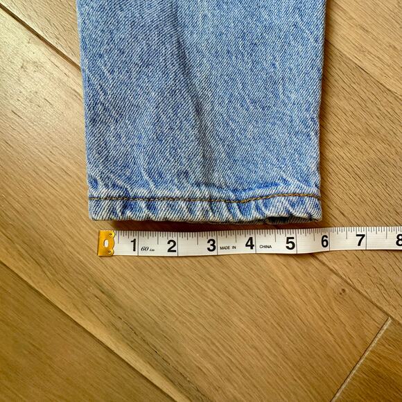 Vintage RARE Levi's Native Blue High Waisted Rise Jeans Light Wash Straight Sz 7 - Picture 11 of 11